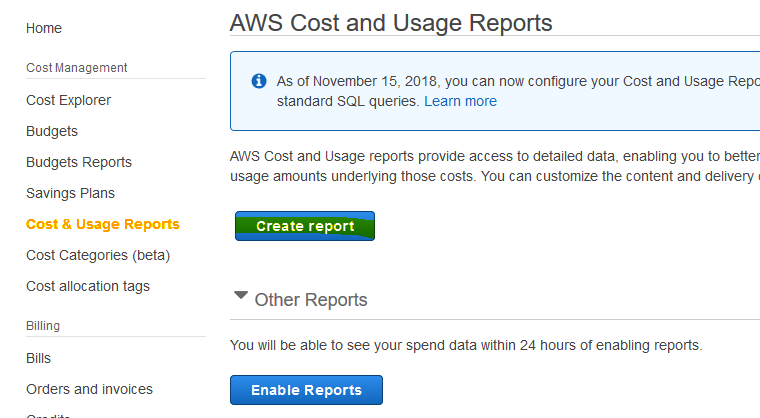 AWS Cloud Cost Procedure