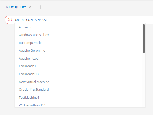 Advanced Query Language Reference