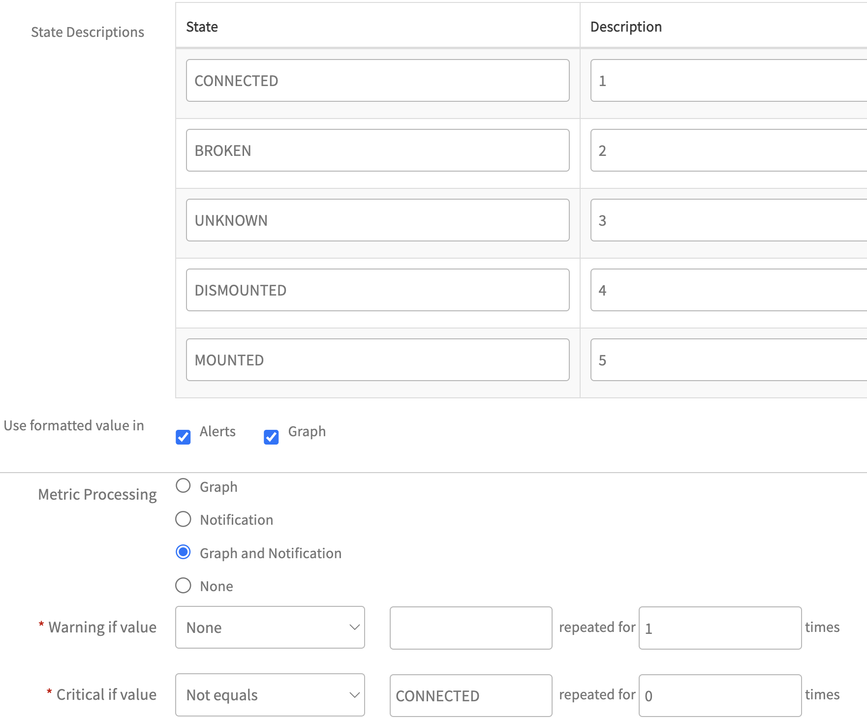 Remote Script Executor Create Metric