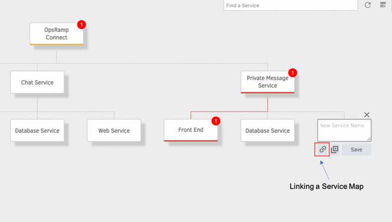 New Service Map UI