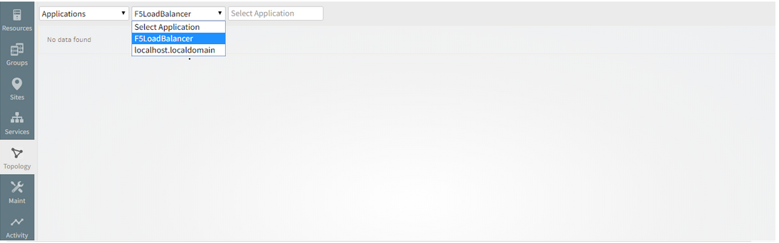 F5 load balancer is added in topology page under Applications category