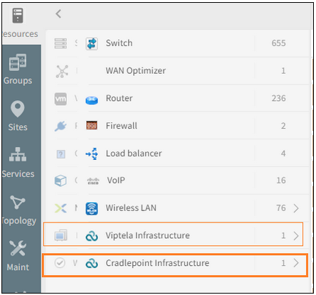 Post Viptela and CradlePoint Integration, the icons are same for both