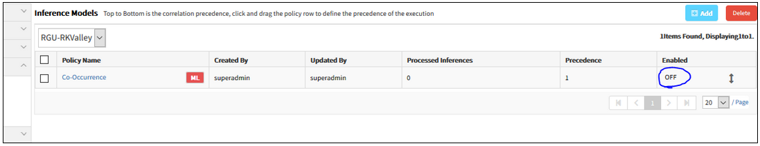 Removed the automatically set Enabled to OFF behavior