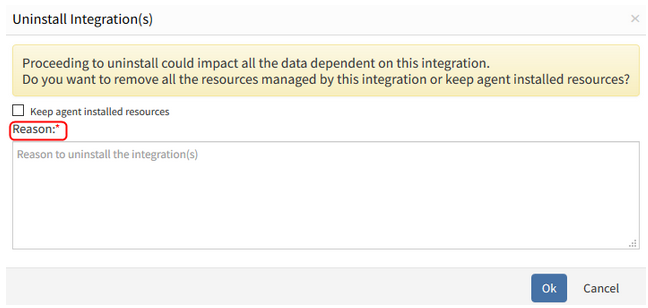 Uninstall compute and cloud on user affirmation