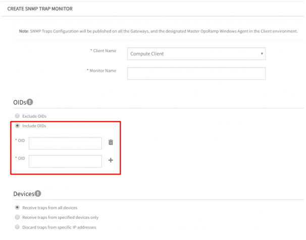 Improved filtering of SNMP Traps