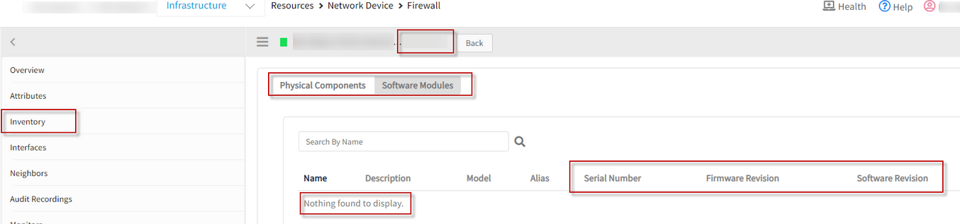 Device discovery is not populating SNMP definition details