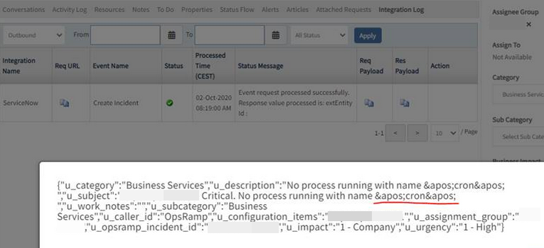 Junk letters while creating tickets in ServiceNow