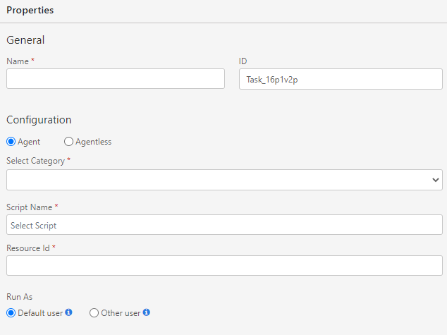 Process Definition Script Task Properties