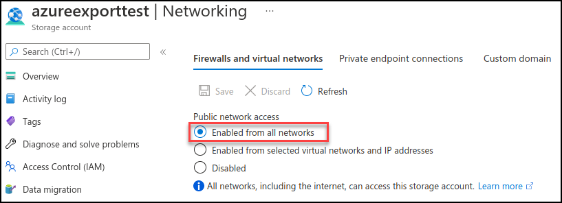 Azure Blob Storage Integration