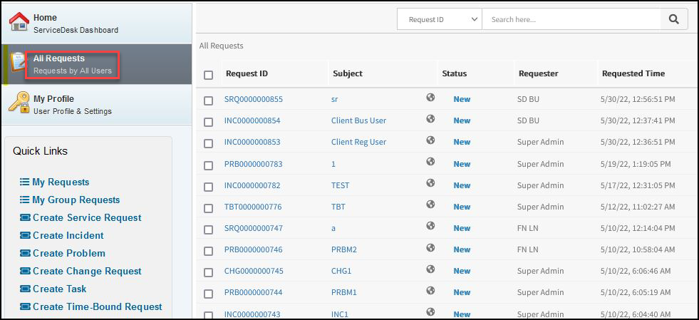 Creating Standard Reports