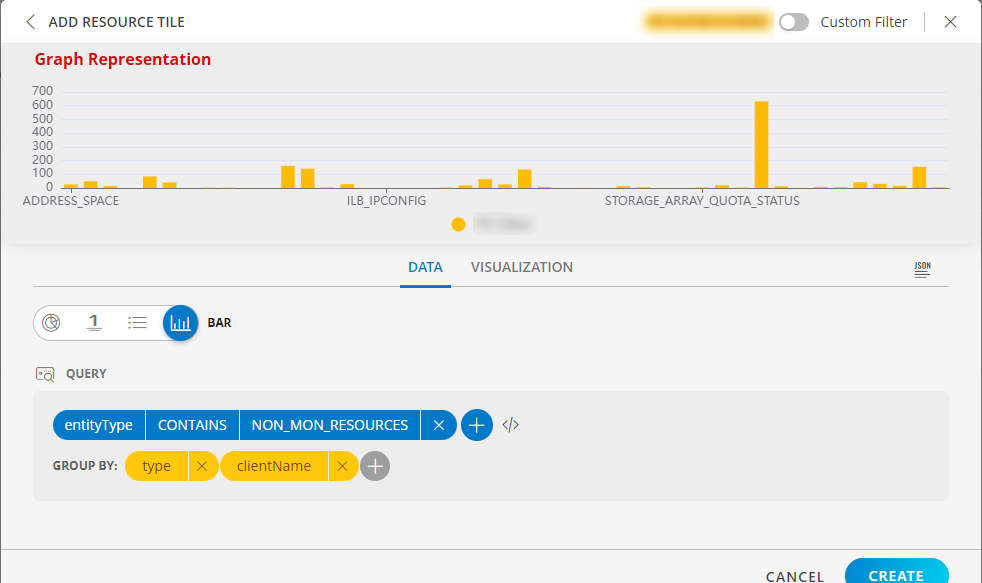 List Value of Alert Tile Dashboard View