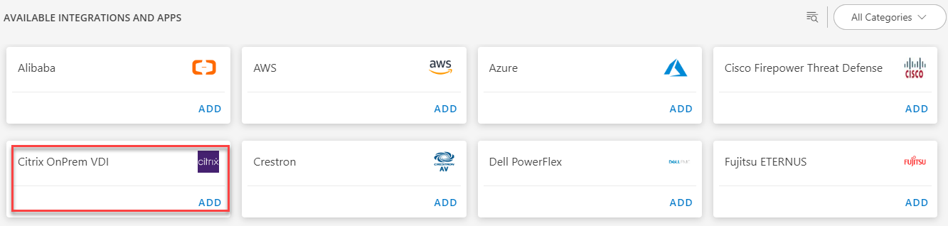 Citrix OnPrem VDI