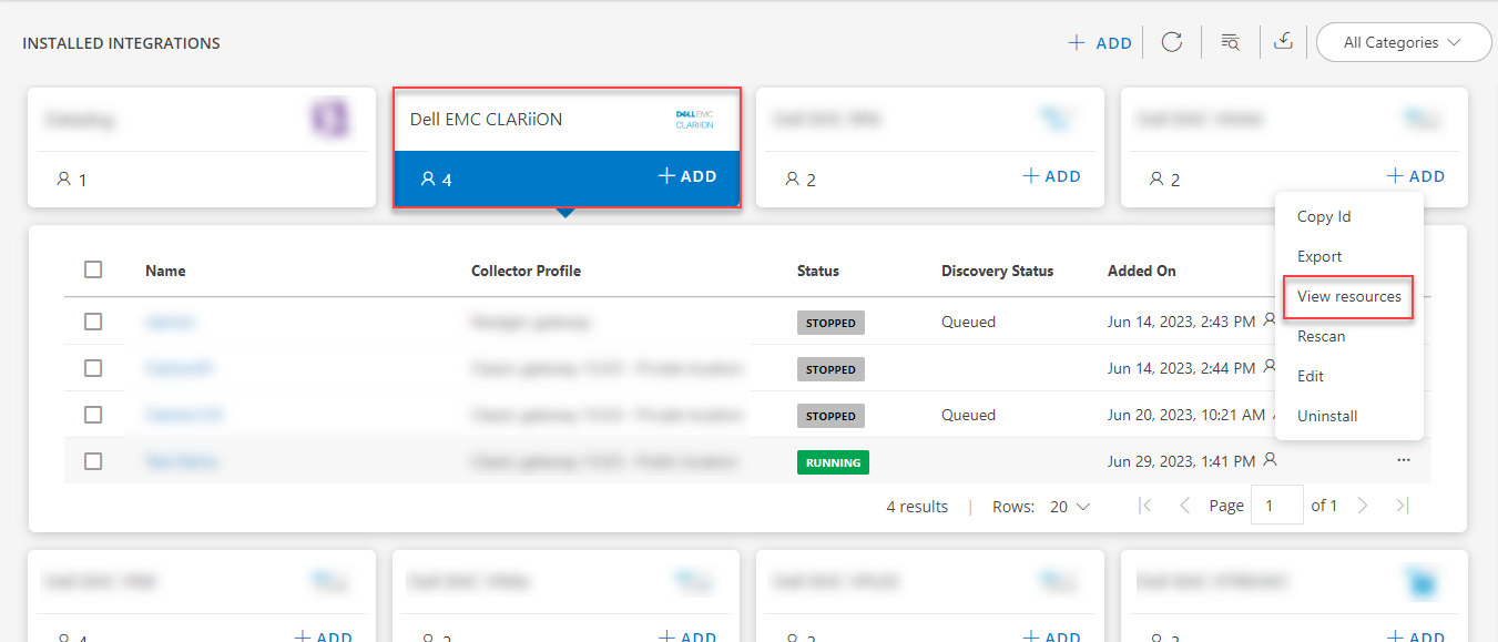 EMC CLARiiON Integrations
