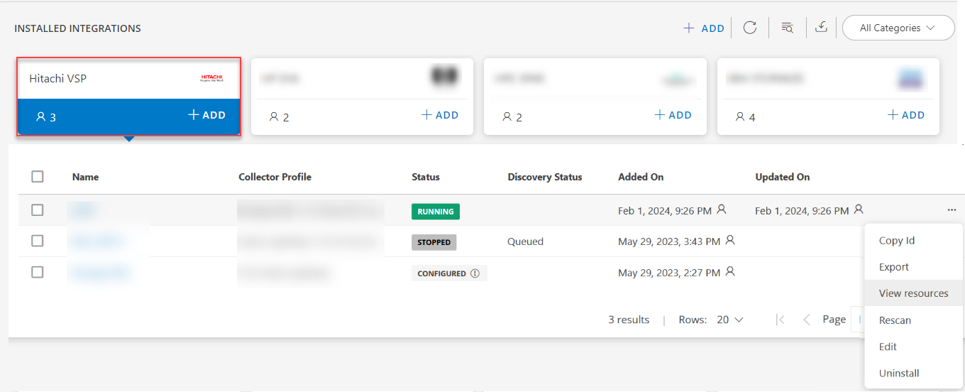 Hitachi VSP Integrations