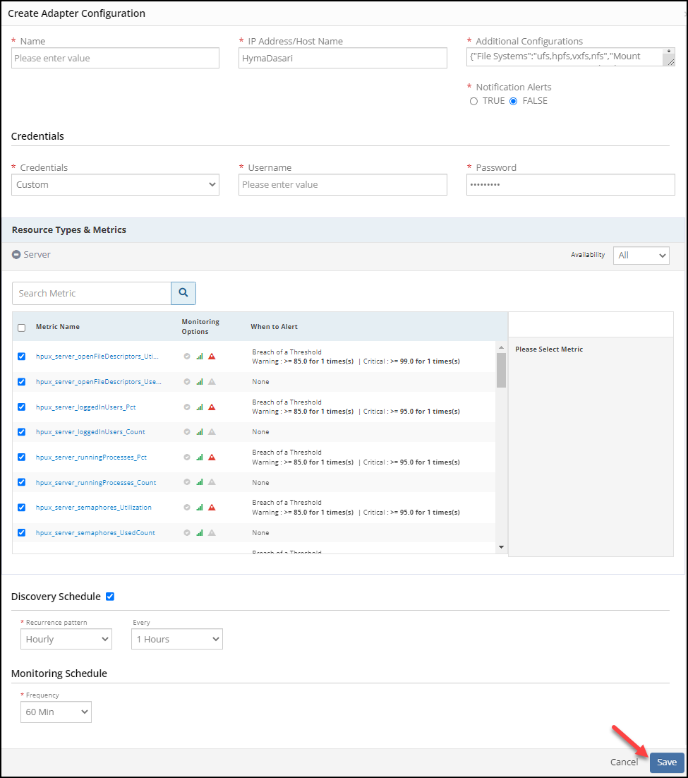 hp-ux-server-opsramp-documentation