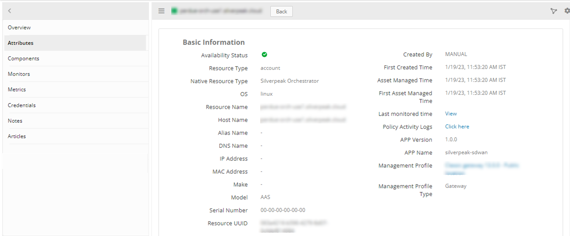 Silverpeak SDWAN