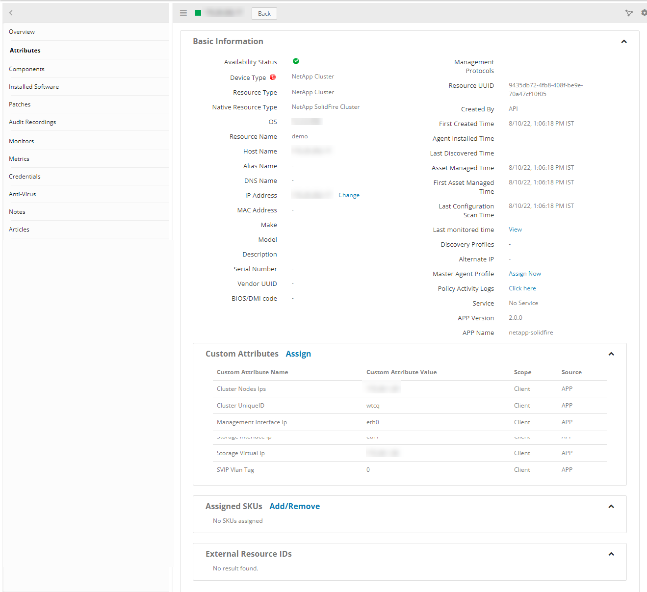 NetApp Solidfire