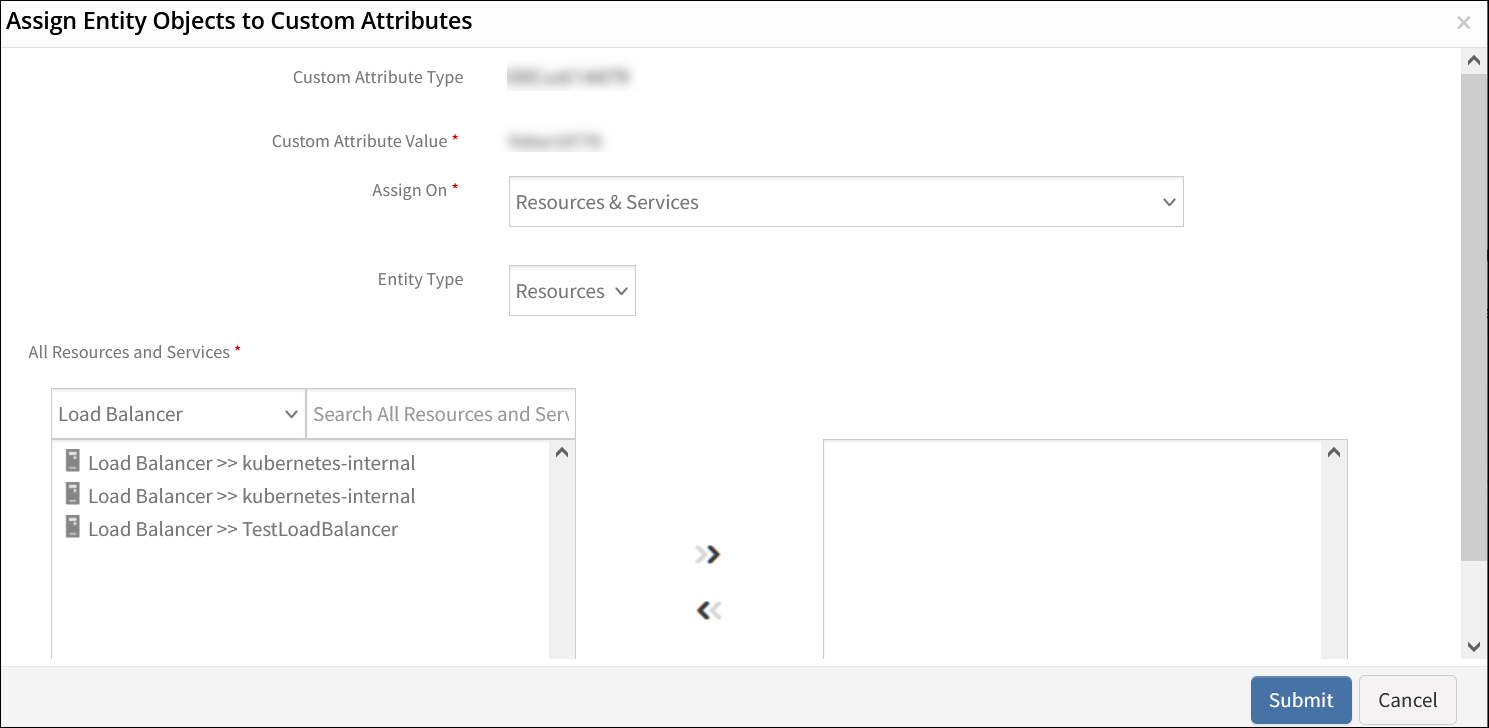 Assign Custom Attribute Value to a Resource