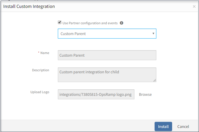Inherit Tenant custom integration