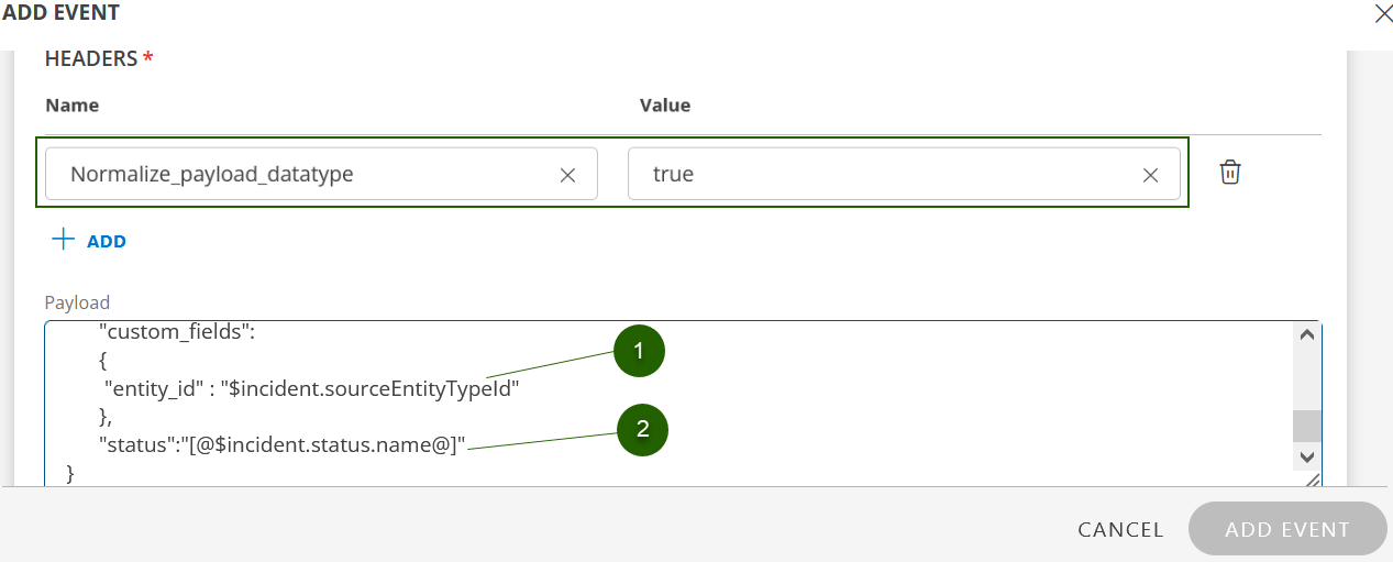 New option added - Outbound Event configuration