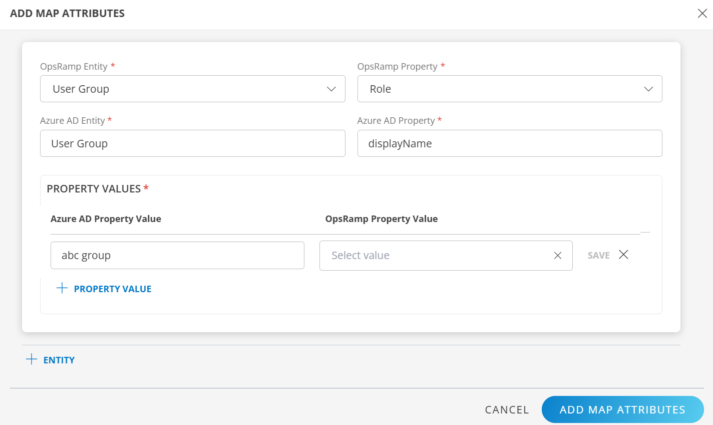 Mapping attributes - User Group