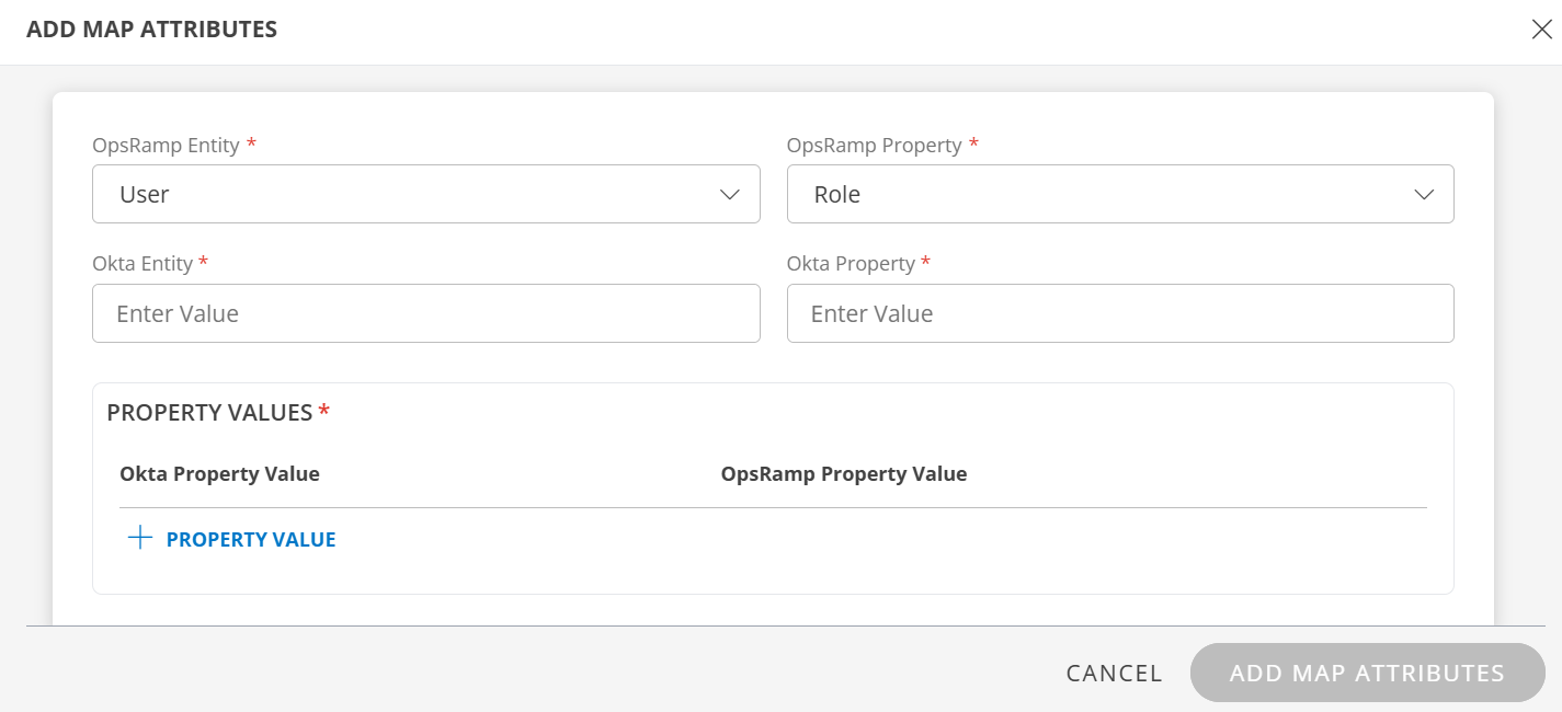 Add Map attributes