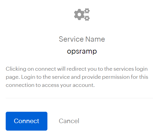 ManageEngine ServiceName screen