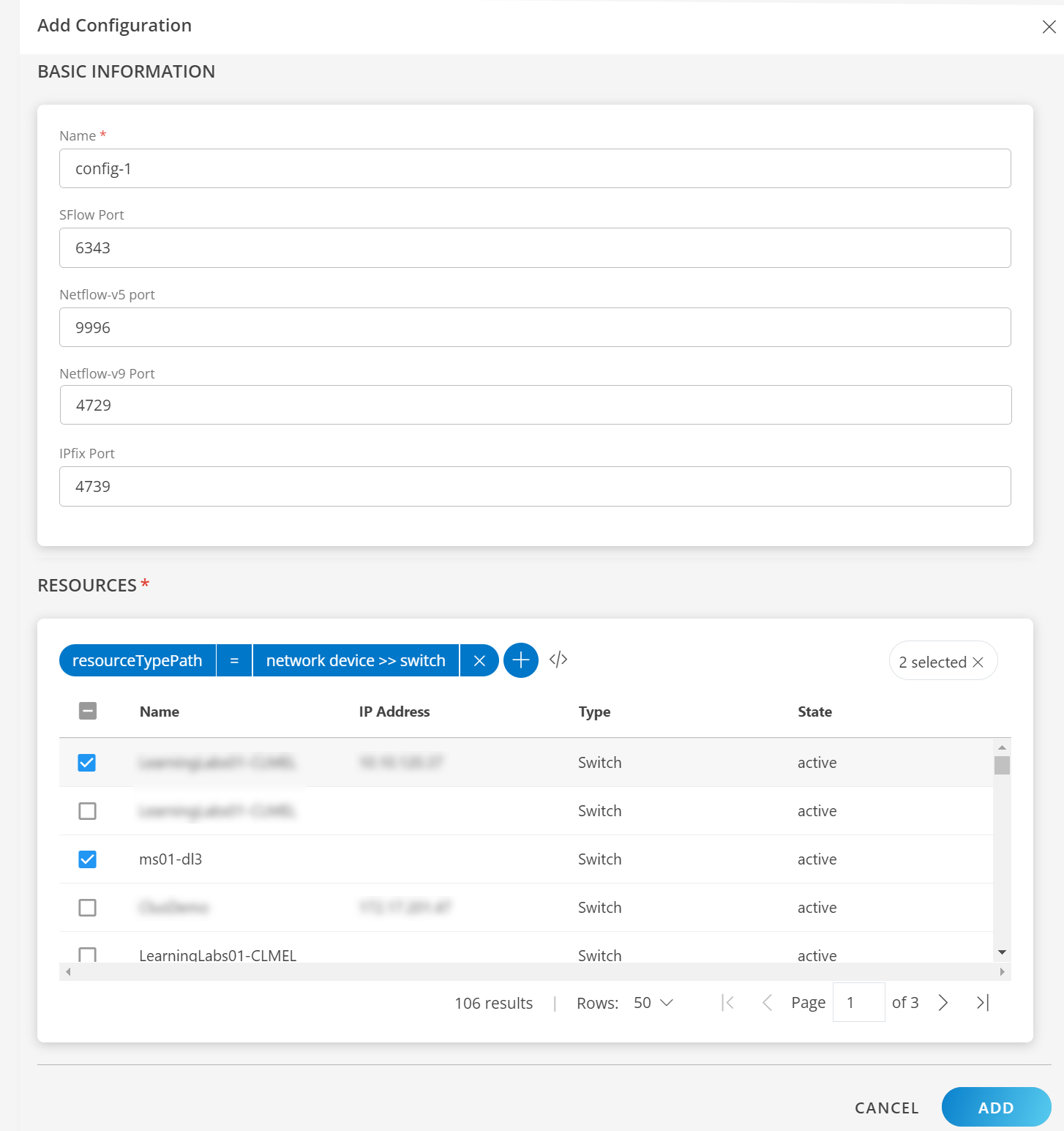 Integrations - NPM Collector configuration