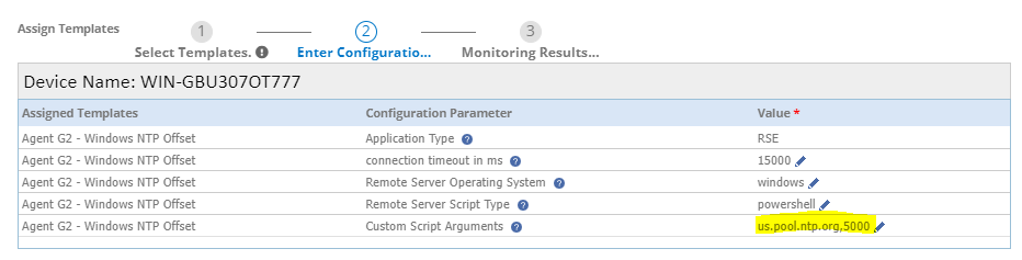 Configure Parameters