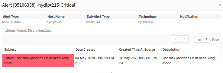 Linux Disk State Alerts