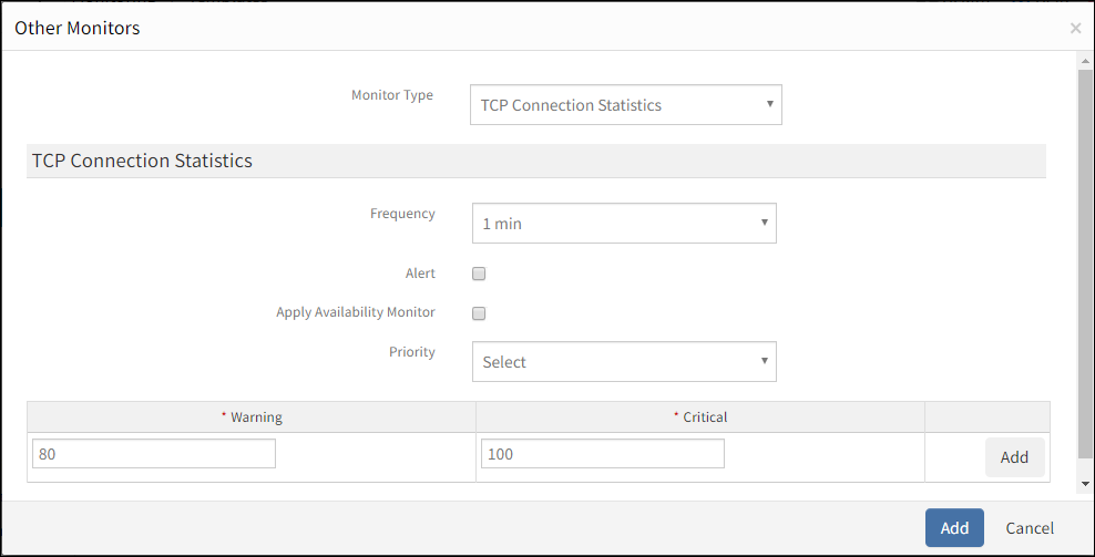 Add TCP Connection Statistics