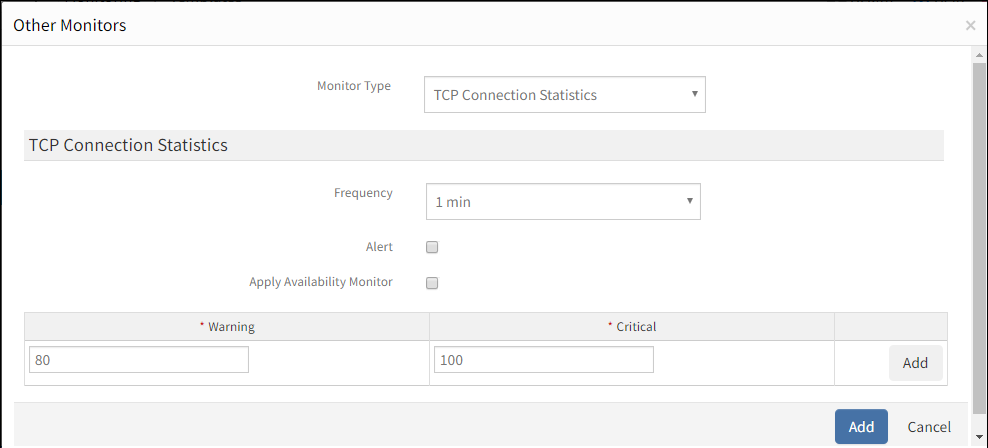 Add TCP Connection Statistics