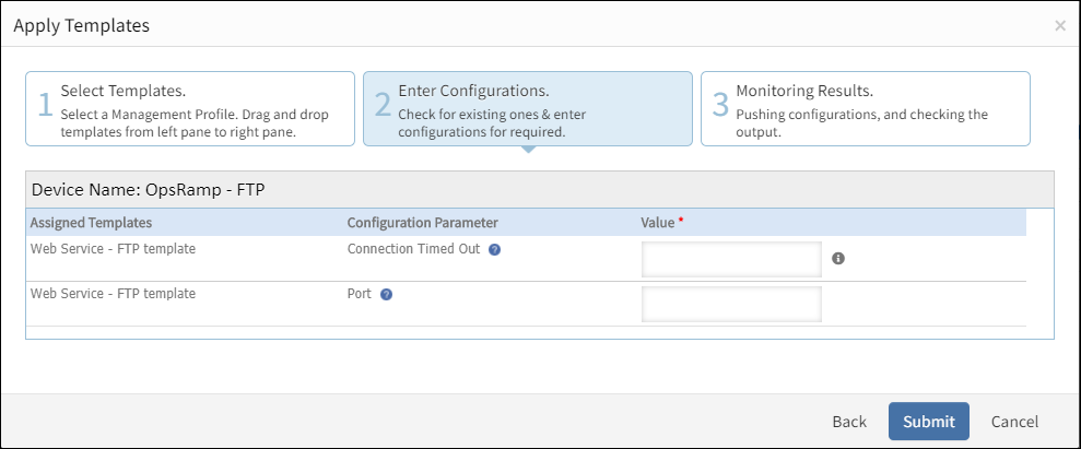 Configuration Parameter and Value