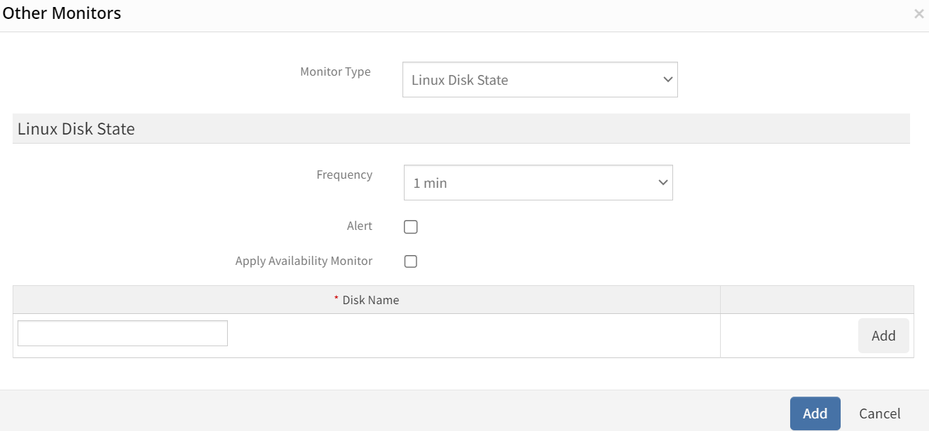 Add Linux Disk State Monitor