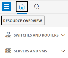 Home and Resource Overview Option