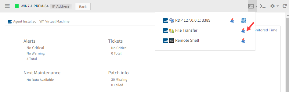 File Transfer in Windows Device