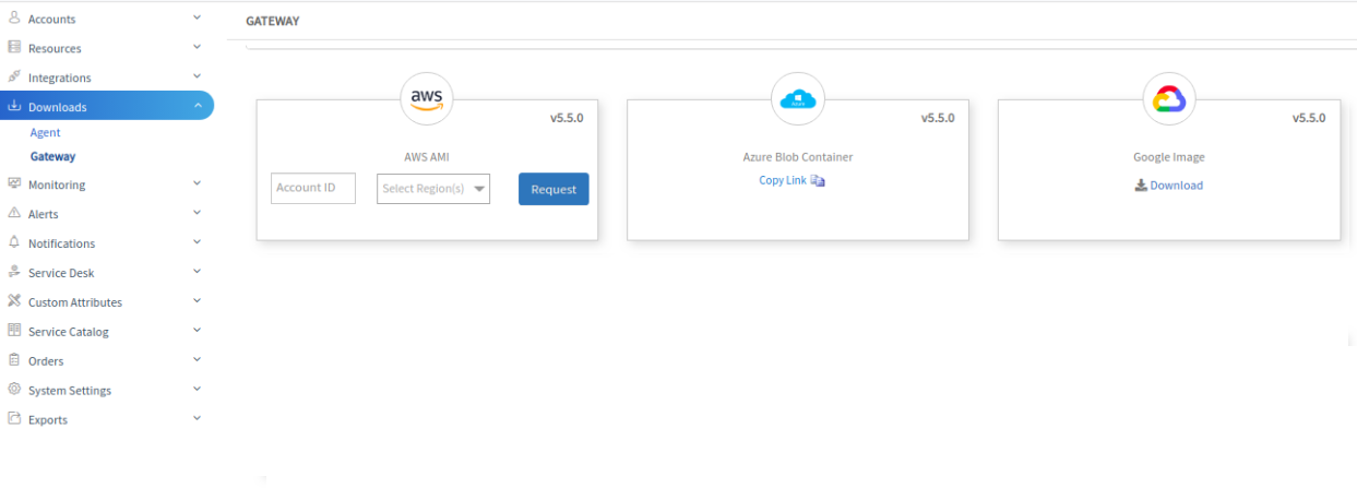 Gateway Cloud Downloads