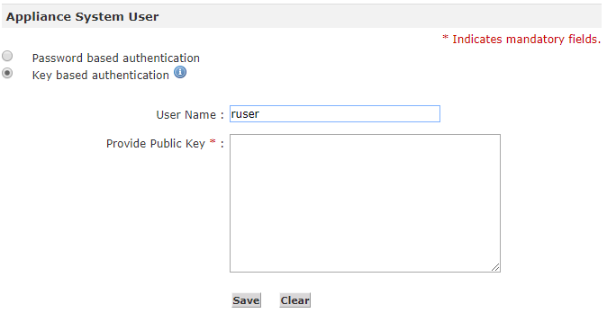 Key-based Login