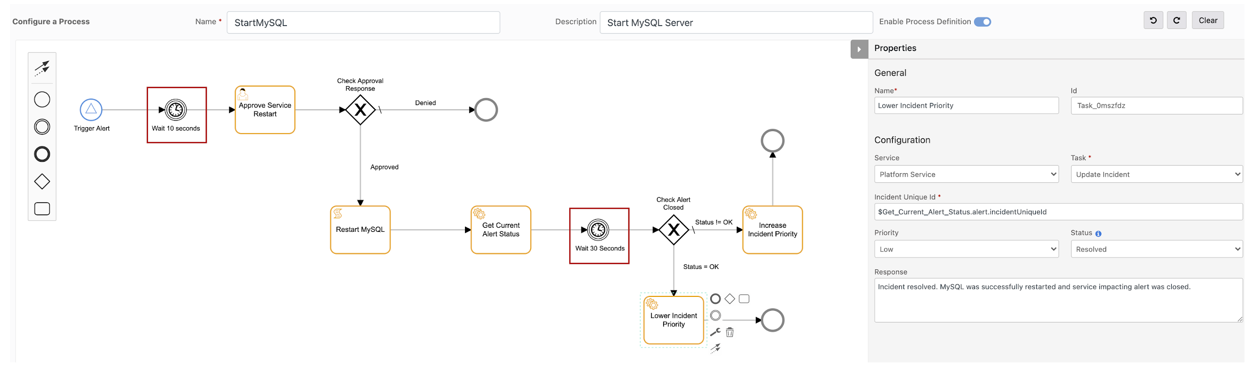 Timer Boundary Event Process